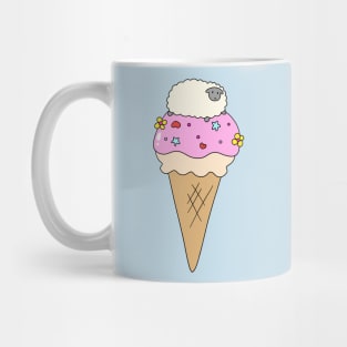 Icecream Cone Sheep Mug